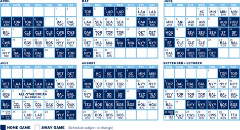 tampa bay rays schedule 2024